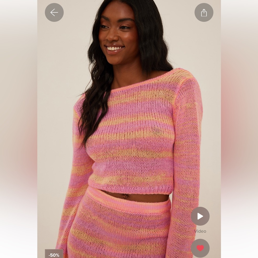 NAKD Twist Back Sweater